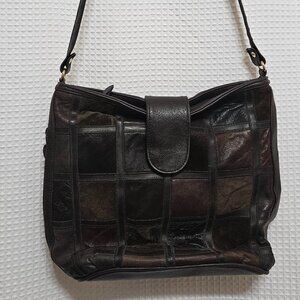 Brown Patchwork Purse